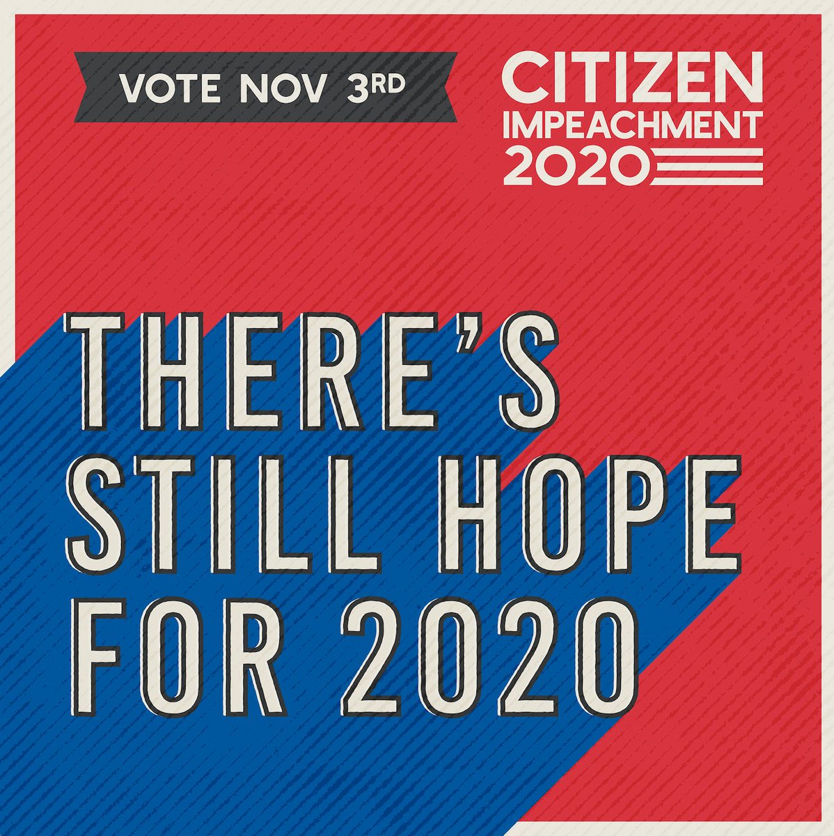 CtznImpchmt2020's tweet photo. 18 days until the election. We can do it. #CitizenImpeachment2020 
•⁠
#votehimout #2020election #voteforyourlife #politicaltherapy #voteblue #dumptrump #votehimout #18days #voteforyourlife https://t.co/dfFR3y2IrS