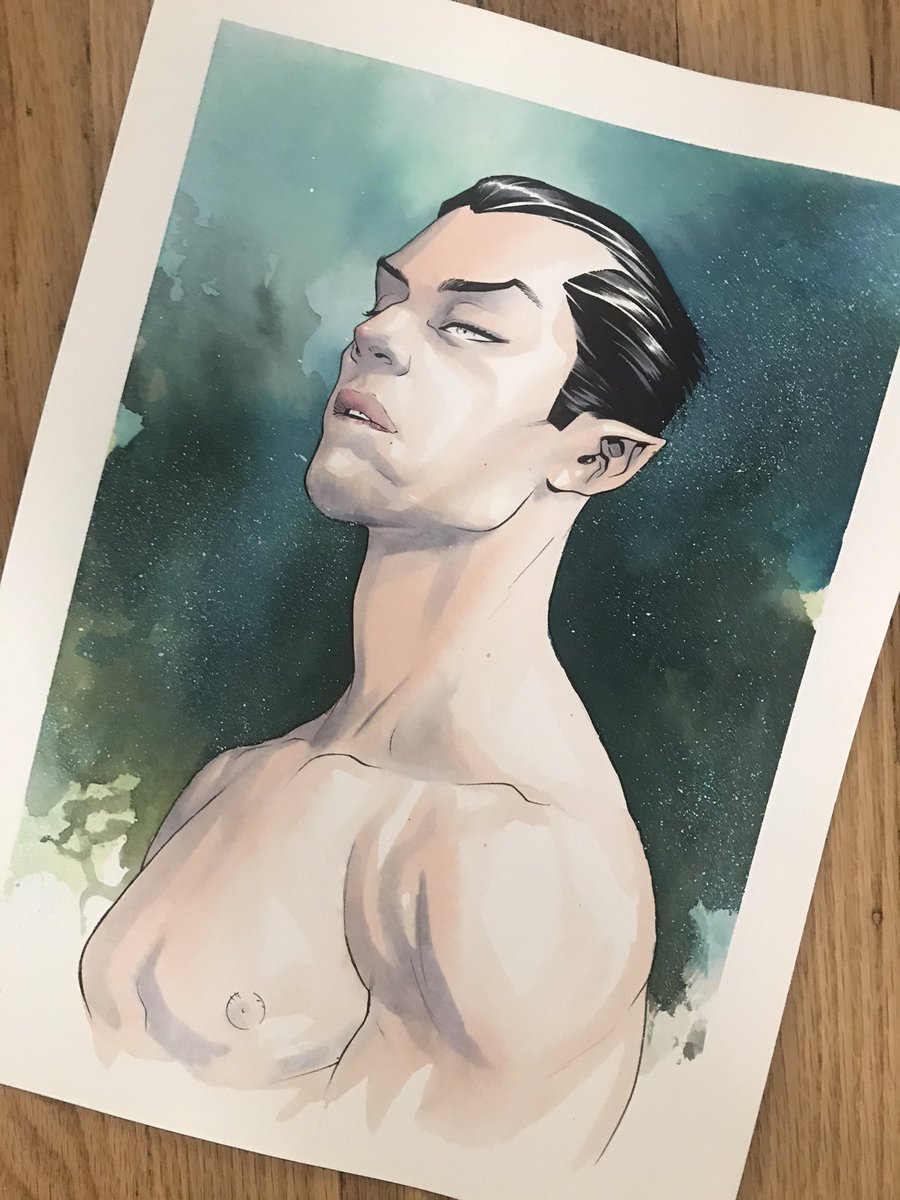 Namor

All 99 of these busts will be on sale next Wednesday at 12.00PM PTZ at tdartgallery.com/ArtistGalleryR…

#namor #marvelcomics #watercolor #99orbust #mckone