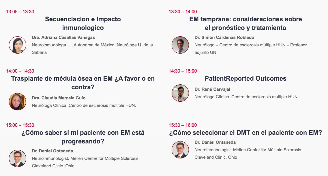 CEMHUN hace presencia en el III Simposio de residentes de Neurología UN, en compañía de invitado especial <a href="/DanOntaneda/">Daniel Ontaneda</a> 
#SimposioNeuroUnal #NeuroUnal #NeuroUnalSimposio2020 <a href="/neurounal/">Neurología Clínica Unal</a>