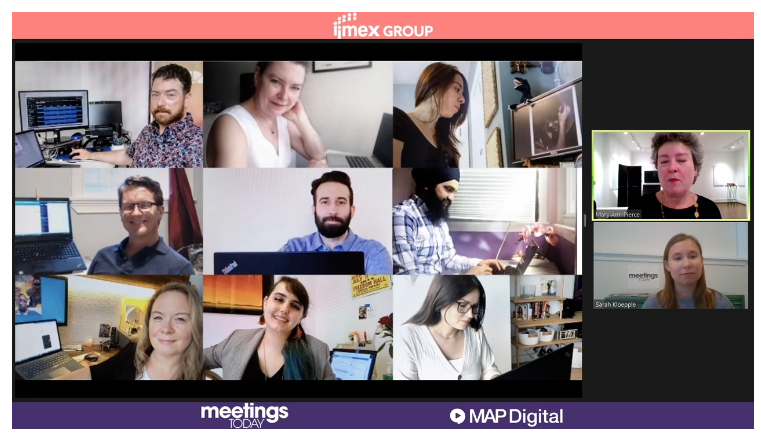 meetingstoday's tweet photo. MAP Digital's Mary Ann Pierce during #planetimex: “Covid has been an accelerator to really up our digital game in this atmosphere.” @IMEX_Group #HybridEvents #Virtual #MAPDigital https://t.co/ew5VFiT1VH