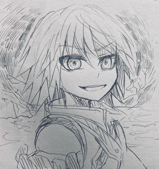 本日の落書き。1の絶好調のリクも好き 