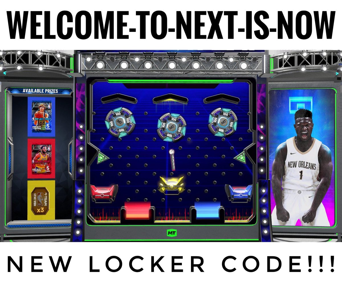 2kFanatics's tweet photo. WELCOME-TO-NEXT-IS-NOW - Tip-Off East Pack, Tip-Off West Pack, 3 Tokens

#nba2k #nba2k21 #2k21 #lockercodes #2klockercodes #myteam #2kmyteam #2kcommunity #2kfollowers #nba2kmyteam #nba2k21myteam https://t.co/18vJEaQnqG