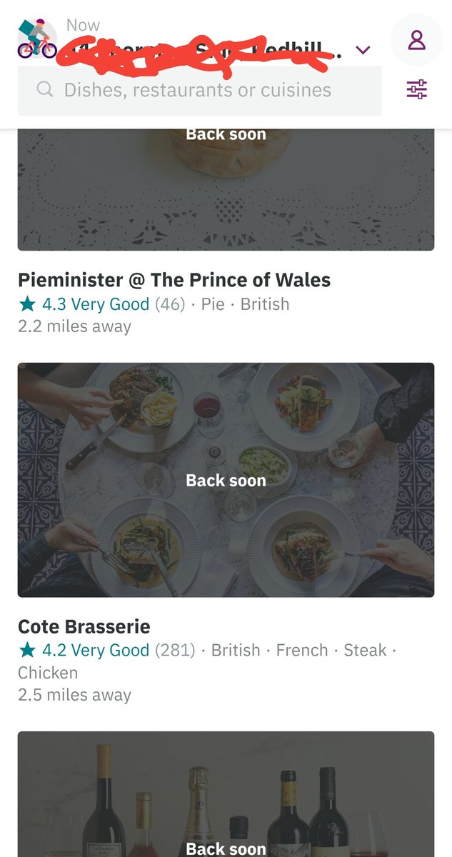 Hey <a href="/Deliveroo/">Deliveroo</a> - if I pay you to be part of #deliverooplus and you reduce delivery radiuses so I can't order any food, will you refund me for the service I can't use?
