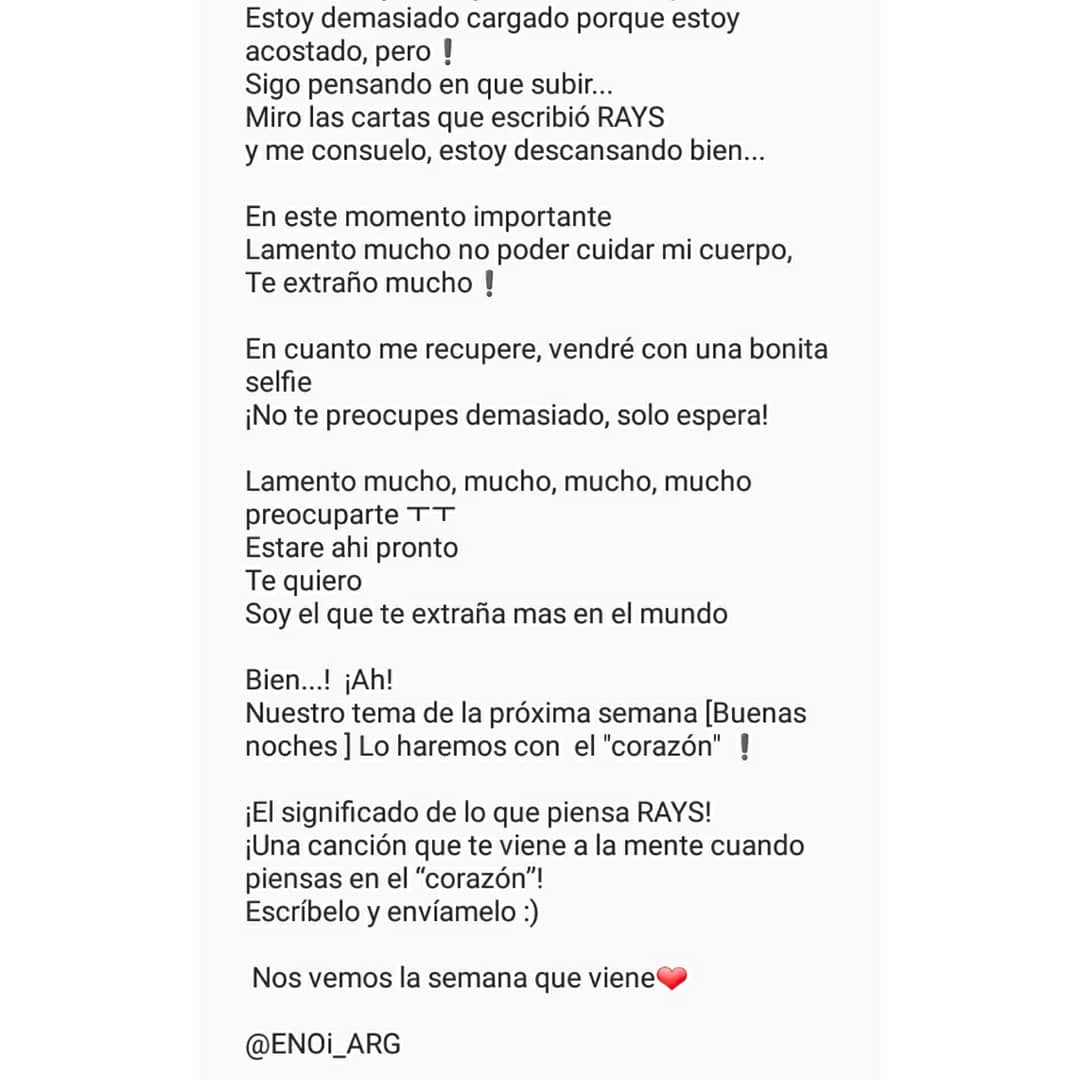 Enoi_Arg's tweet photo. Laon dejo esta carta en el fancafe!!

#RAYS #ENOi #LAON https://t.co/OmnMXGncaG