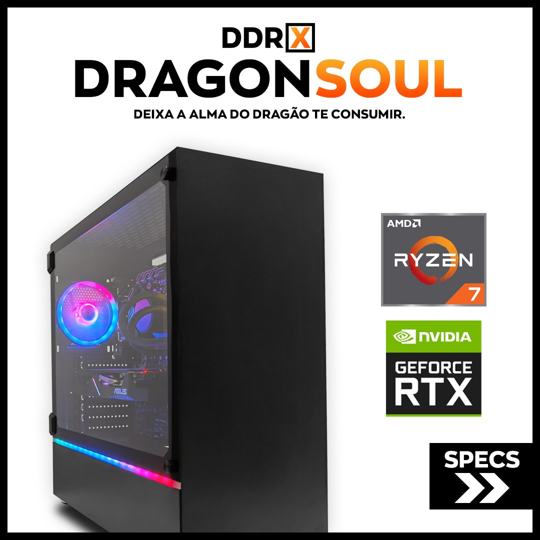 ddrxpt's tweet photo. Deixa a alma do dragão consumir-te. 🐲🐲

O refresh do DRAGONSOUL procura o máximo de performance em qualquer título atual, seja em 1440p ou 1080p.

Apenas por 1099€. 😮
Encomenda o teu hoje.
https://t.co/pUFYXECff5 https://t.co/K2FcmNJDA9