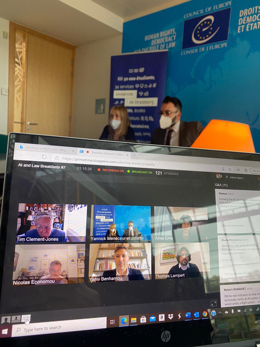 YannickMeneceur's tweet image. It was today, #AIandLaw webinar on certification of algorithmic systems

Great discussions with Lord Tim Clement-Jones (United Kingdom), Arisa Ema (Japan), Nicolas Economou (United States) and Yaniv Benamou (Switzerland) - stay tuned - video will be published soon! #CoE4AI