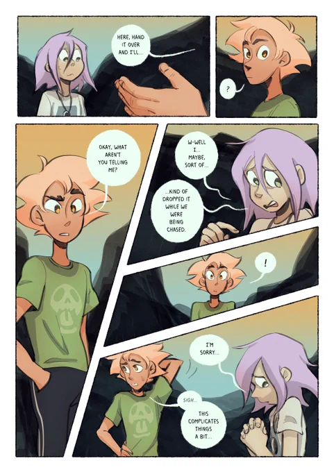 experimenting with comic layouts! #oc 