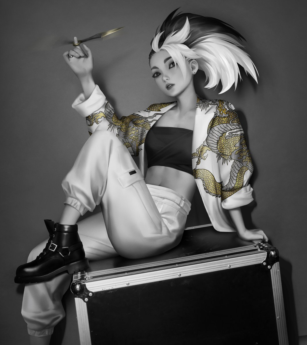 KDA_MUSIC's tweet photo. Believe.

#AKALI #KDA #BEMORE #KDAMORE https://t.co/GK6JT84X2z