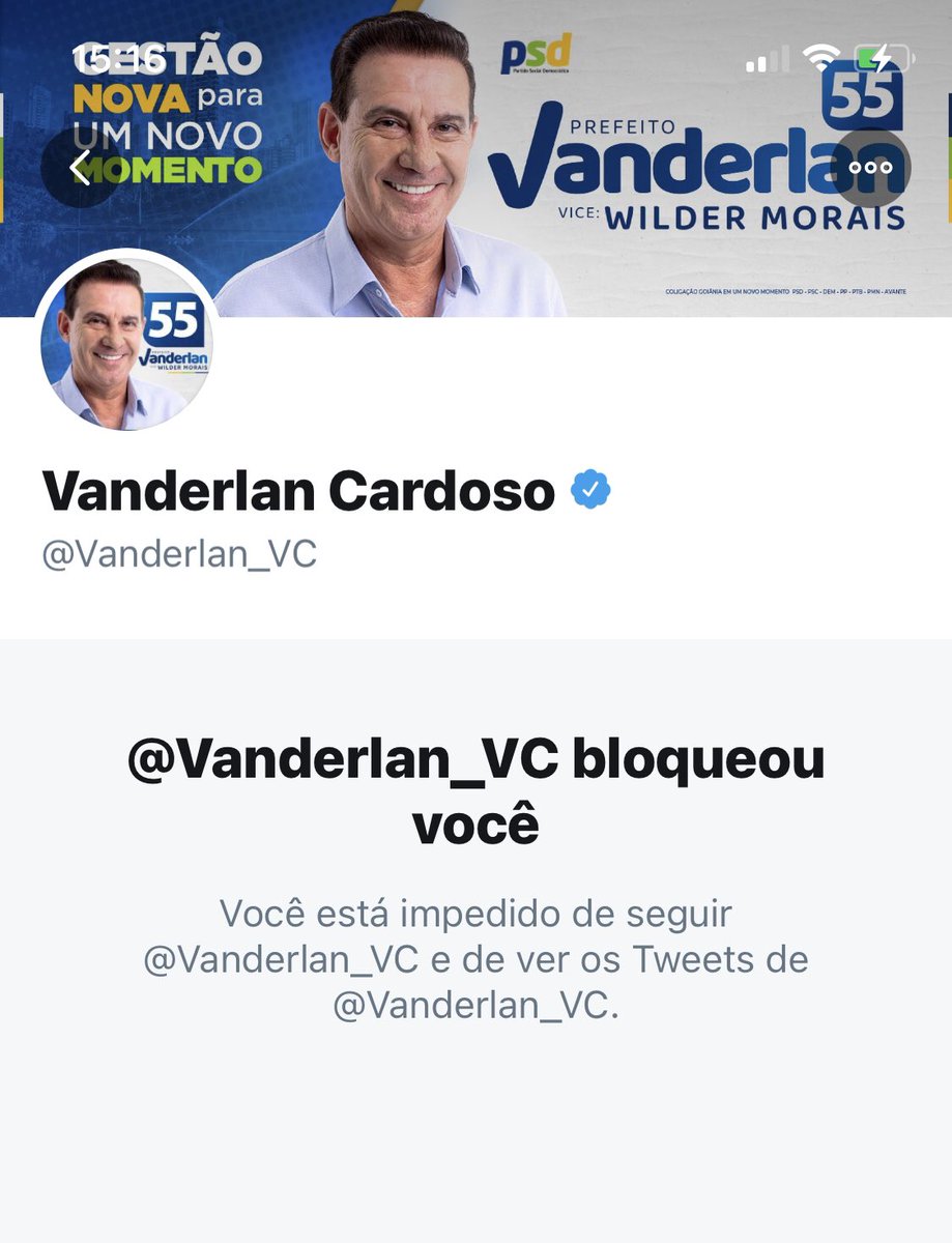 ReiMandao1's tweet photo. @SSalviano @fpulcineli @VanDerLammieLtd @democratas @PSD_55 @TREGoias @g1 @SenadoFederal @CBNGoiania @g1goias @jornal_opopular @diariodamanha @revistaoeste @TvAnhangueraGO @assembleiago @CamaraGoiania @ronaldocaiado @marconiperillo @jairbolsonaro Também fui bloqueado porque perguntei sobre essa defesa. Estão com salto alto. Bloqueando a geral porque não deve estar precisando de votos. https://t.co/ppuhx4MB4w