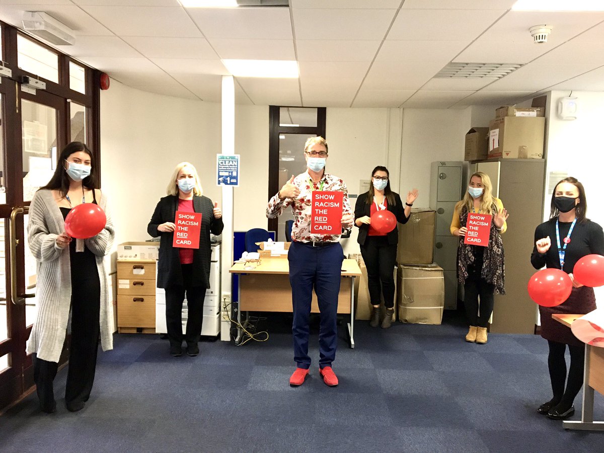 Monkmoor EPR and Surgical Division supporting Show Racism the RED CARD! <a href="/WyeValleyNHS/">Wye Valley NHS Trust</a> #WRD20 thanks <a href="/NeilFlanagan66/">Neil Flanagan</a> <a href="/ClaireG08320934/">Claire Griffin</a> #AmazingWVTStaff