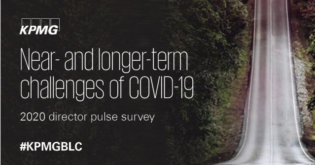 sammyarmani's tweet photo. To better understand the near- and longer-term implications of #COVID19 for board oversight, business operations, strategy, and priorities, the #KPMGBLC surveyed more than 300 #boardsofdirectors. Read the resulting report to see the five major themes. https://t.co/Pvqdlt0yzh https://t.co/xiTpycUDRb