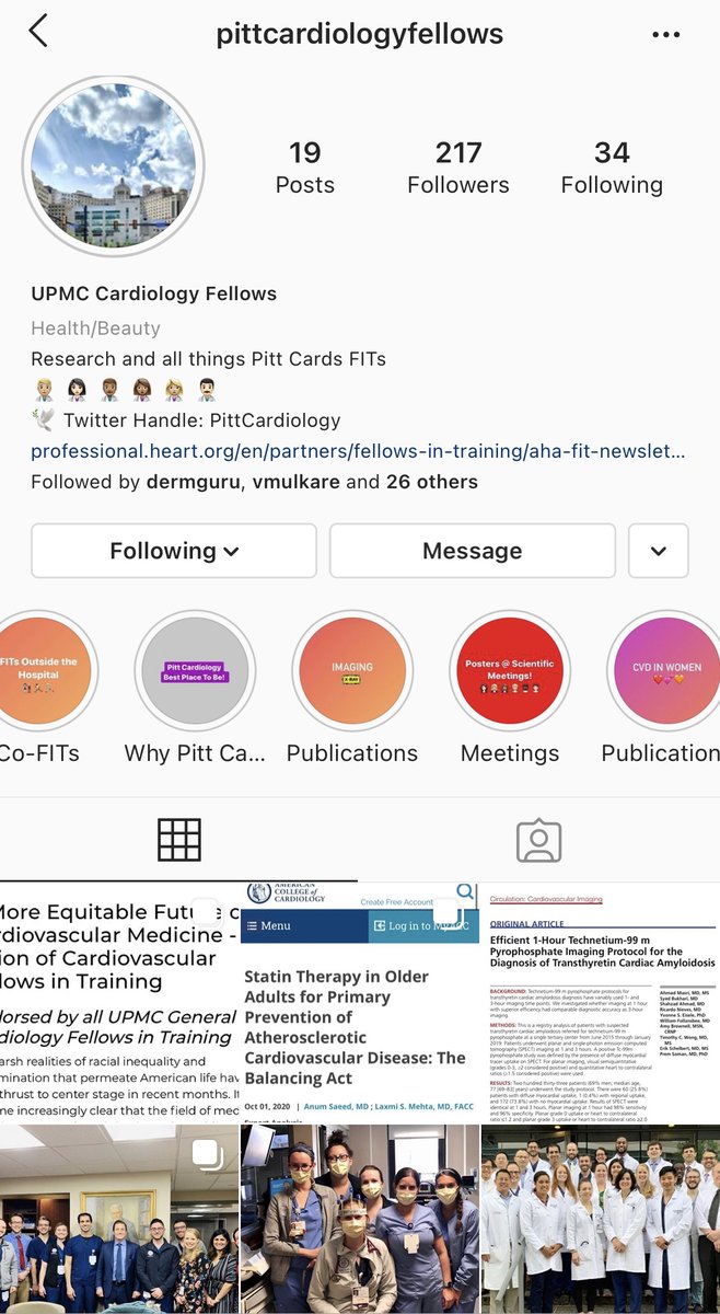 Pitt Cardiology (@pittcardiology) on Twitter photo 💥We are ALMOST nearing the home stretch for #Cardiologyfellowship virtual interviews 2020!
Have you seen our <a href="/PittCardiology/">Pitt Cardiology</a> #FIT #instagram account yet to get a glimpse of research and all things re Pit FITs??? 👇
📸 Follow us on #Instagram at @ Pittcardiologyfellows ! 💥We are ALMOST nearing the home stretch for #Cardiologyfellowship virtual interviews 2020!
Have you seen our <a href="/PittCardiology/">Pitt Cardiology</a> #FIT #instagram account yet to get a glimpse of research and all things re Pit FITs??? 👇
📸 Follow us on #Instagram at @ Pittcardiologyfellows !