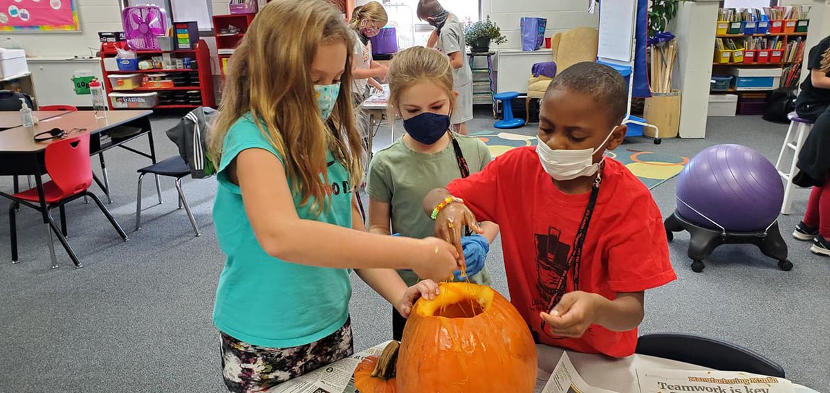 donylle's tweet photo. Estimation in math with pumpkin seeds! #IFACadetPride #AldenPride https://t.co/HsGlsoVuTb