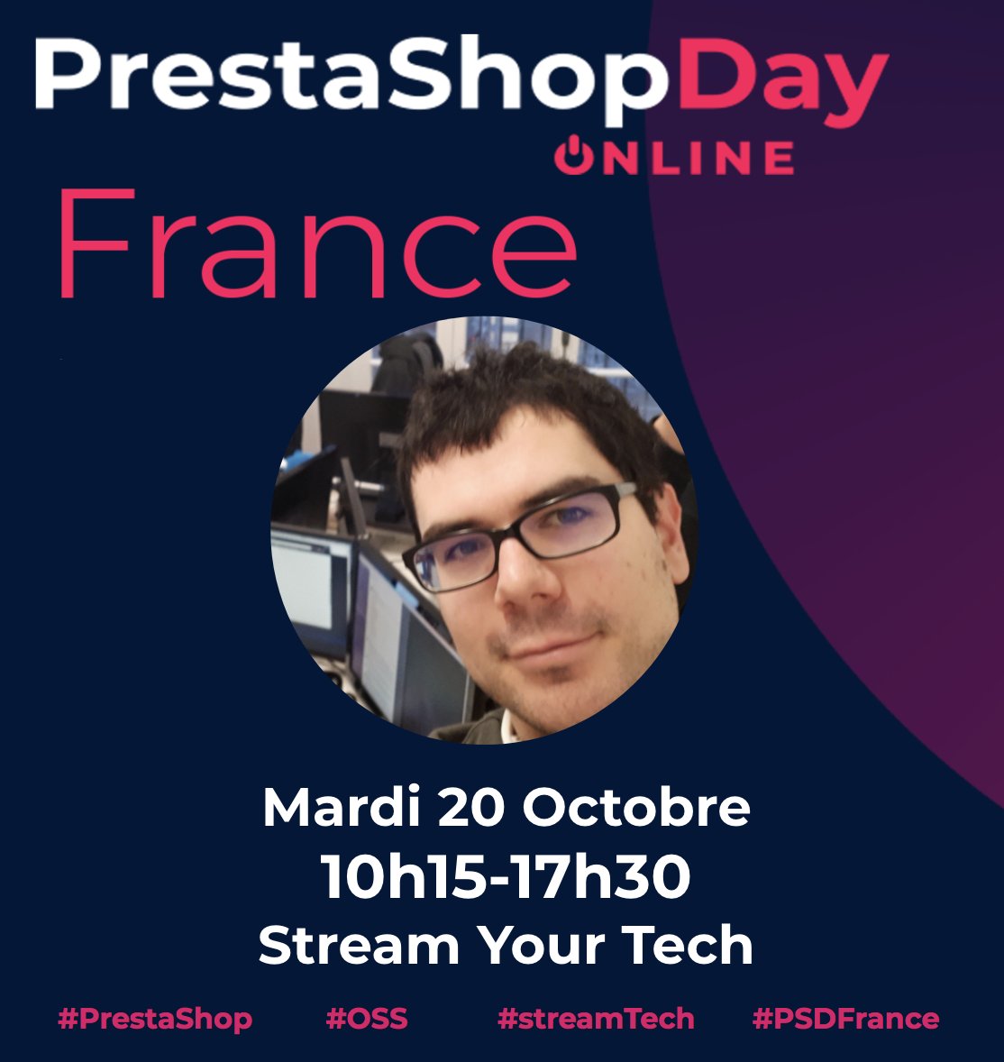 mathieuKs's tweet image. Mardi 20 Octobre j'aurai la chance d'animer le #streamTech du #PSDFrance de 10h15 à 17h30 aux côtés de mes collègues. Beaucoup de contenu autour de nos sujets de prédilection: review de code, tests, debug, open source, contribution...
