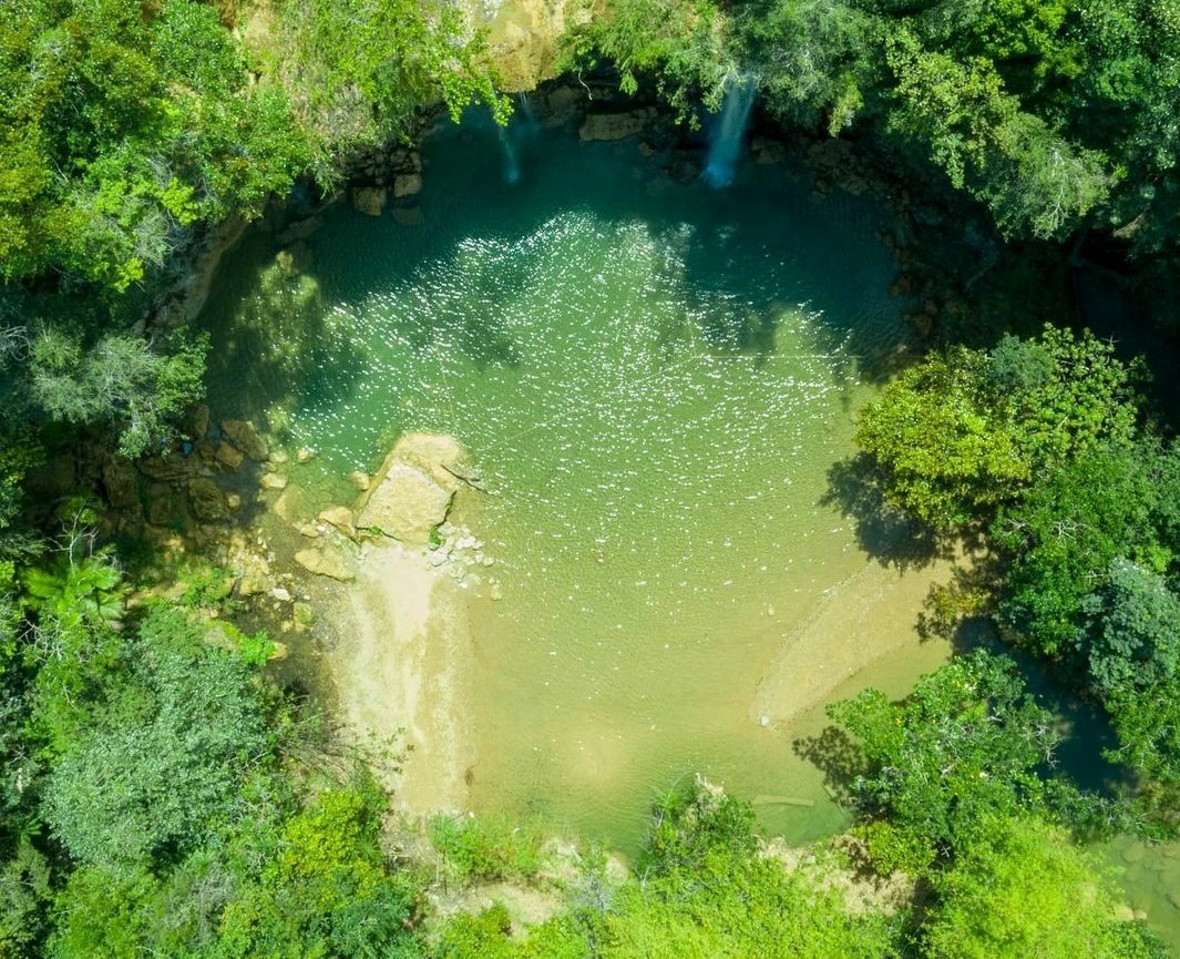 SpaceTourin5's tweet photo. Salto Alto, Municipio Bayaguana, Provincia Monte Plata. Un salto de tres cascadas de 10 metros de altura rodeado de bosque virgen muy bien cuidado y custodiado. Creditos para Frandy Moncion.  @Hernani2020 @MTurismoRD @RalburquerqueR @juanhubieresdr @LuguelinSantos #RDPorLoAlto https://t.co/DfIv17DAkb