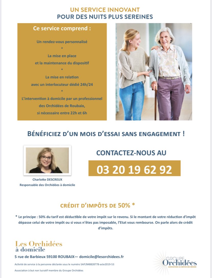RousseauxArnaud's tweet photo. Lancement du premier service des « Orchidées à domicile » ! 😄 D’autres services viendront au fur et à mesure en complément pour décloisonner ehpad et domicile. ⁦@OrQualid⁩ ⁦@GeMannarino⁩ ⁦@Agevillage⁩ https://t.co/TBXQGLWRc5