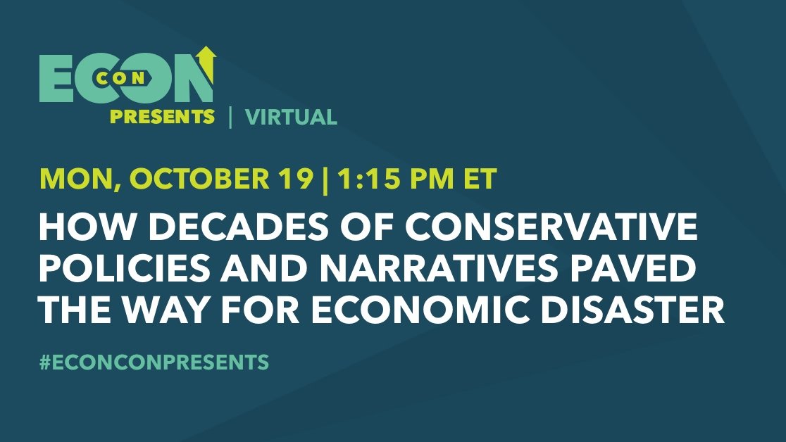 Groundwork's tweet photo. Have you registered for #EconConPresents⁉️
Don't miss this event on Monday (10/19) at 1 PM ET with: @SenWarren @tressiemcphd @AdyBarkan @hcmcghee @jbouie @drlisadcook @MehrsaBaradaran @mo87mo87 @AbdulElSayed @mioana @JessLivMo @ksabeelrahman!
RSVP here: https://t.co/17iDyYvCmu https://t.co/rAA8xssmlp