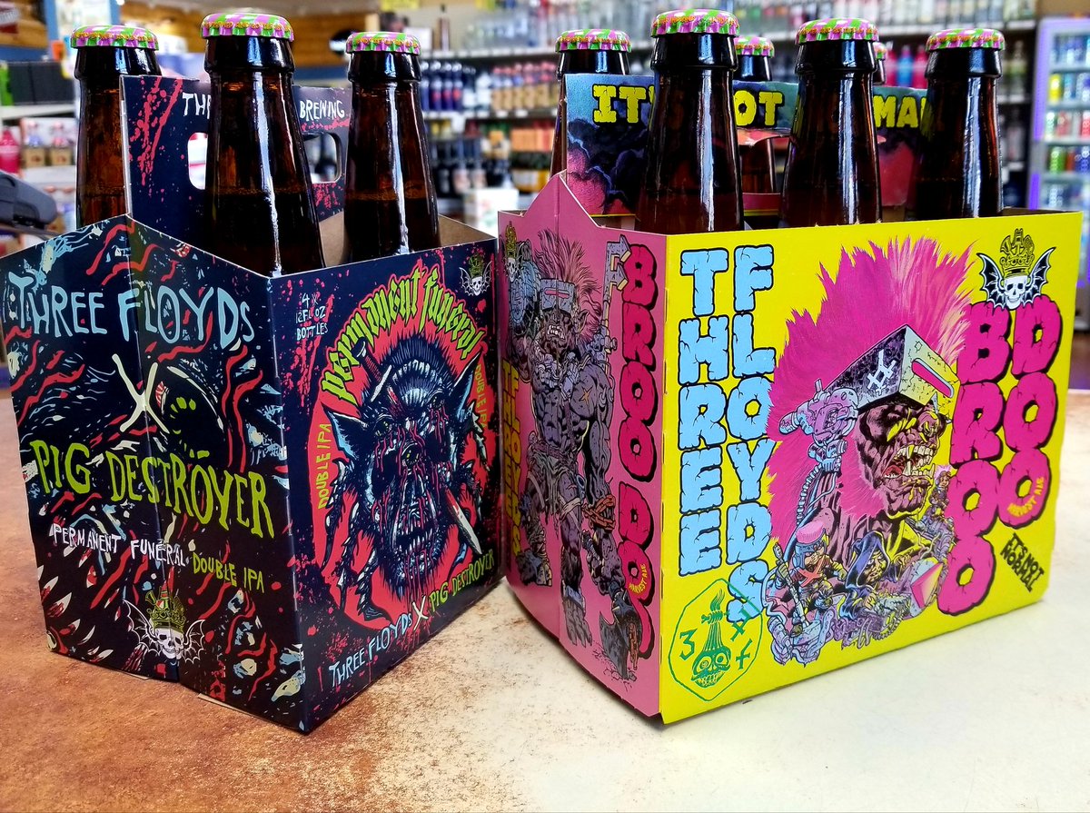 CityViewLiquor's tweet photo. It's a FLOYDS kind of Friday!
@3floyds @PigDestroyer #PermanentFuneral & #BrooDoo #HarvestAle #WetHopped #HopFueledPartyMachine #CrazyRadBeer #FreshFrosties https://t.co/jGHvnu5Jga