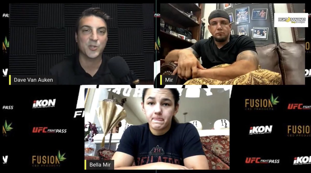 @ladymir11 & @thefrankmir talks debut for @ikonfights live on @UFCFightPass - @FightBananas
@FirstRoundMgmt @DeanToole_ https://t.co/PTYY5XGUzq https://t.co/a6uPdUBCzf