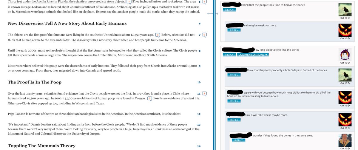 tech_talbot's tweet image. Have you heard of #socialannotation? All of @frps_Talbot
will be engaging this interactive reading strategy. Our 6th graders starting practicing with it using @NowComment
this week: discussing their first read of a text, from anywhere, in real time. @dpvils @FRPSsupt