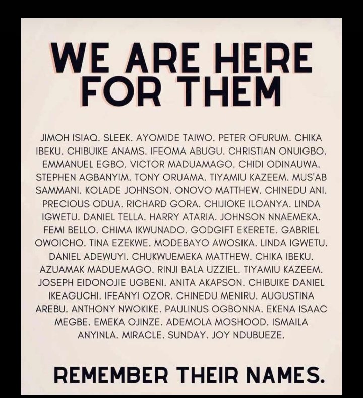 Niola_han's tweet photo. 🕯🕯🕯🕯��� 
#EndSARS #EndPoliceBrutality https://t.co/6zGTGs8sjH