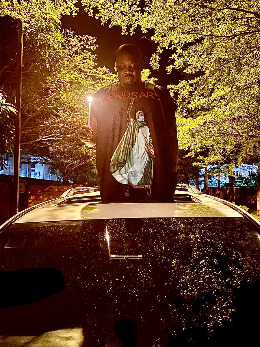 DONJAZZY's tweet image. RIP to every soul we lost. We are very sorry Nigeria failed you. For you We will not give up this fight for a #NewNigeria #AbetterNigeria 🕯