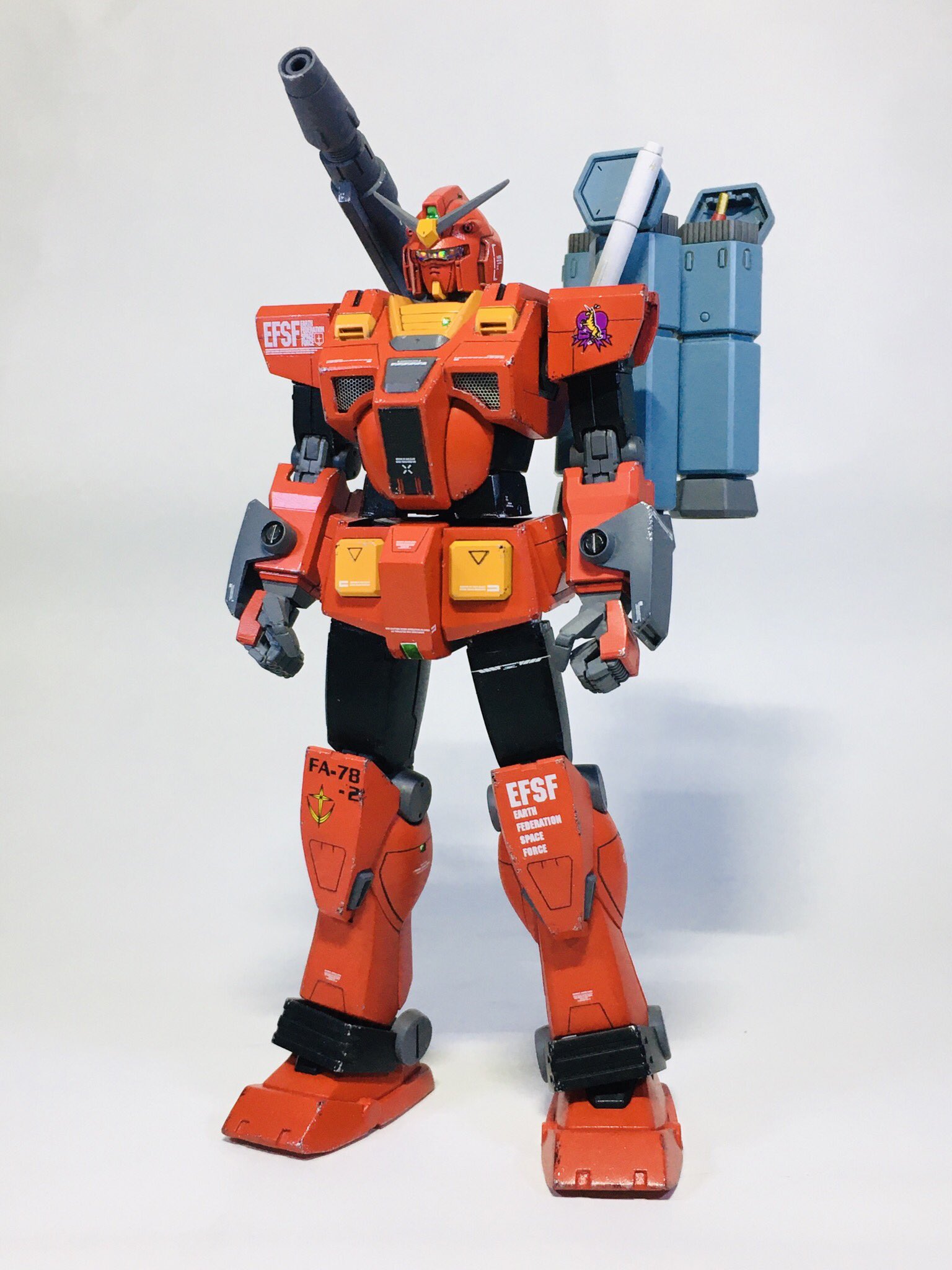 ぷらもワークス ジョニ子ヘビーガンダム ファンネルラック付きです 以前作った物にgp 02 Mlrs仕様からミサイルラックを強奪して付けました ジョニーライデンの帰還 T Co Uu3ytwydhv Twitter