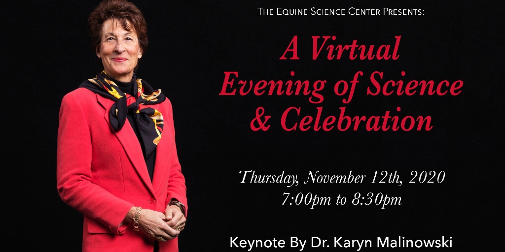 Fall is finally here and you know what that means right??... Our annual "Evening of Science &amp; Celebration"! This year we have gone VIRTUAL!

Make sure to click below to learn more, and to register!
go.rutgers.edu/Evening2020

#RUESC #Rutgers #HorseRacing #SportHorse #Horses