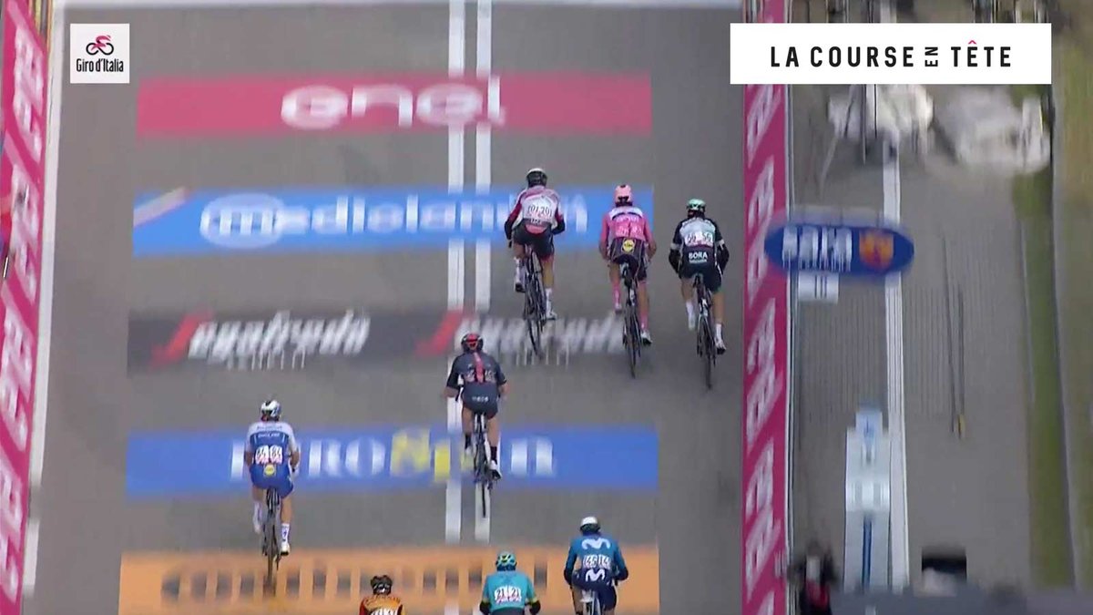 pelotonmagazine's tweet photo. GC contenders ruin the sprinters’ big day out at the Giro. @nickbull21 breaks down stage 13 of the Giro: https://t.co/M2yfJK20Ix

Presented by @alebikewear_US
 #IAmAle #TheWayWeRide
@lacourseentete https://t.co/5ELwURxMsp