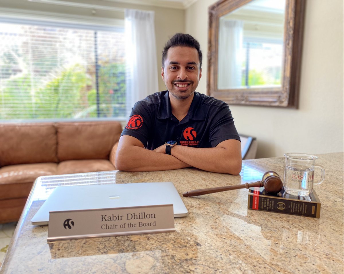 CSUEBASI's tweet photo. ๐ก MEET YOUR BOARD โข Chair
This is Kabir Dhillon, and heโs a senior Computer Science major from Newark, CA. As Chair, his duties include preparing the biweekly ASI Board meeting agendas and chairing Board meetings.
#CSUEB #CSUEBASI #StudentsServingStudents #ForeverPioneer https://t.co/rKrzaBBzxd