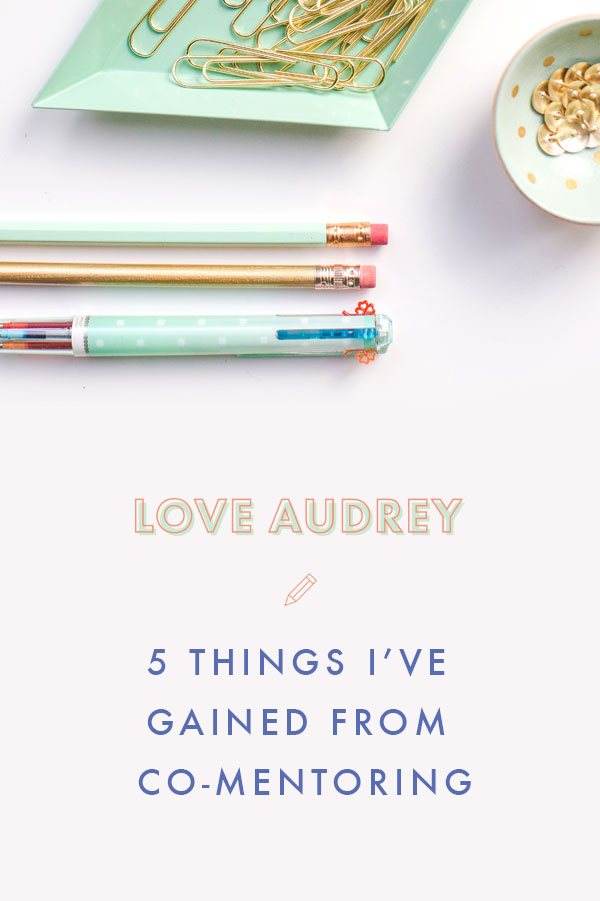Having a co-mentor in @_CharlieSwift has been the best thing for business.  Learn more>>>love-audrey.com/5-things-ive-g…