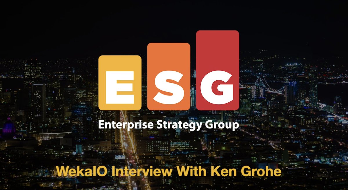 Steve Duplessie, <a href="/esg_global/">Enterprise Strategy Group</a> Founder and Sr. Analyst interviews Ken Grohe, President &amp; CRO of Weka. Ken Grohe talks about what it took to build the world's fastest #filesystem and the types of #environments that benefit the most from leveraging WekaFS. bit.ly/352IK4I