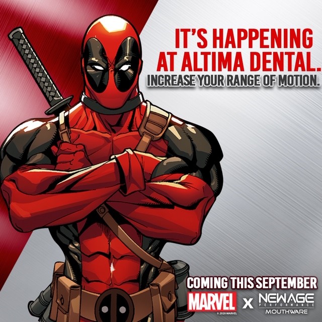 AltimaDental's tweet photo. ๐ฅ Awaken your mutant strength with New Age Performance x @Marvel 5Ds Mouthware. ๐ Click through the link below to learn how you can correct your bite, protect your teeth, and gain performance today! https://t.co/rod4b7sGO8 #GetNewAge #NewAgePerformance #Marvel https://t.co/qGKP5IMsvo