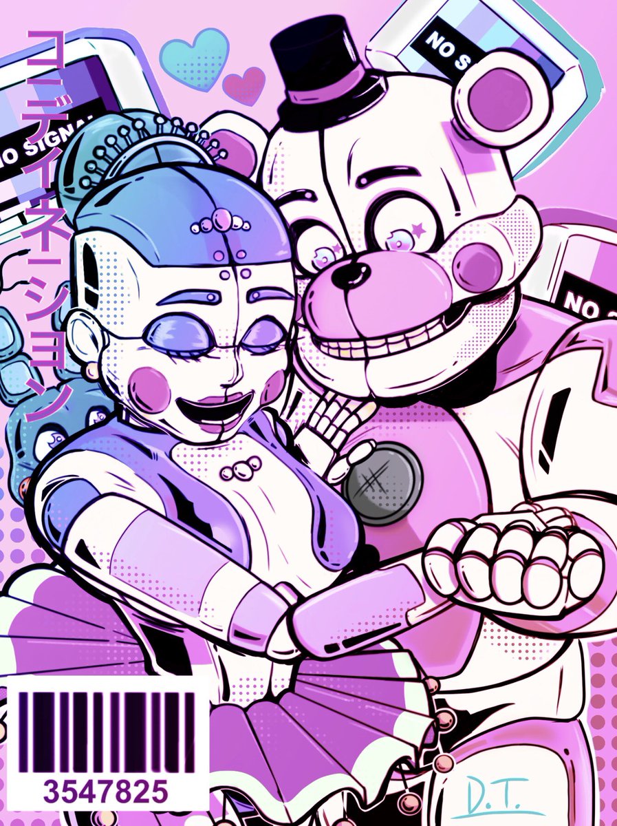 Drug_taker's tweet image. -“Funtime”✨🦄
#fnaf #sisterlocation #funtimefreddy #ballora #digitalart
