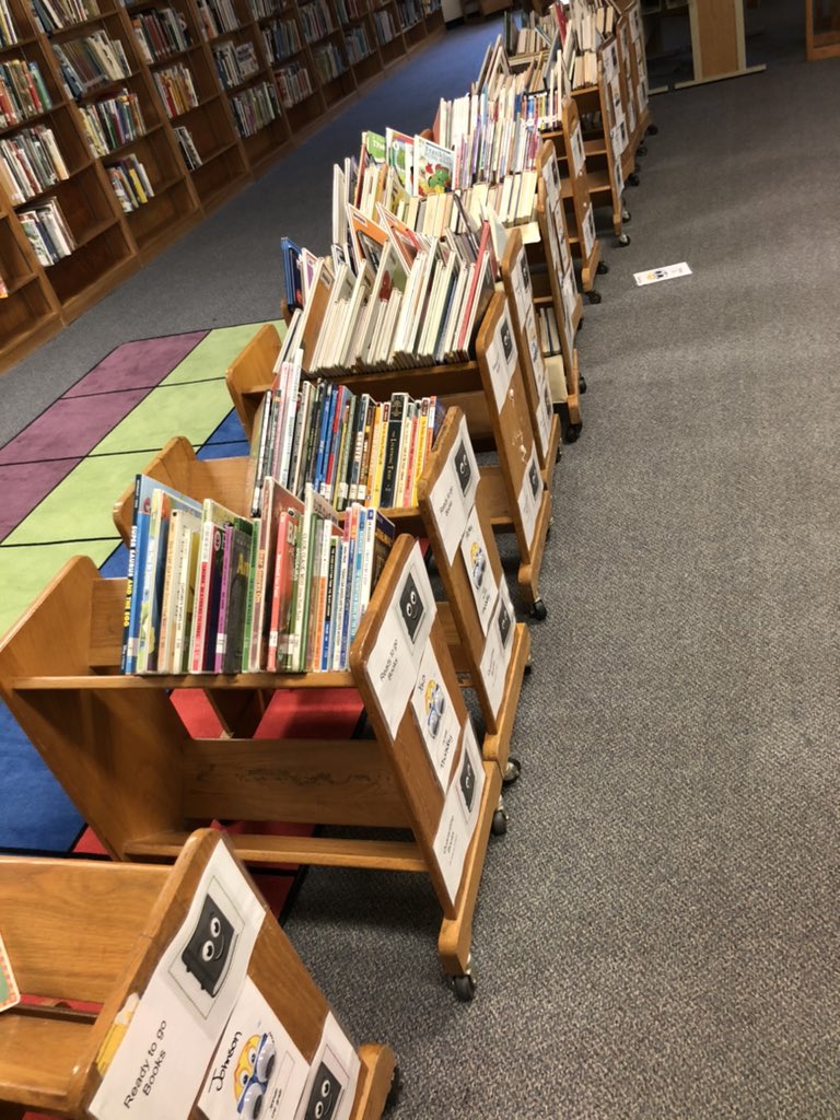MrsKKelly19's tweet photo. Library book quarantine and redistribution @WPSWhiteElem @usd259libraries 🥰 https://t.co/09xRBGZzEM