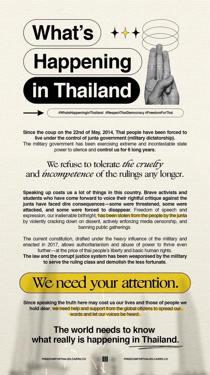 VInsuvan's tweet image. #WhatsHappeninginThailand