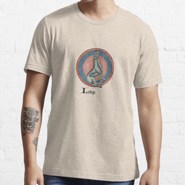 AlkaravanTees's tweet photo. "Linx dictus, quia in luporum genere numeratur, bestia maculis terga disctincta ut pardus sed similis lupo". The Bestiary, in Harley MS 4751, British Library
#medieval #tshirt #tshirtdesign #medievalart #middleages #medievalbestiary #medioevo #tees
https://t.co/2iLuikUNgB https://t.co/o0yRMQRqxx