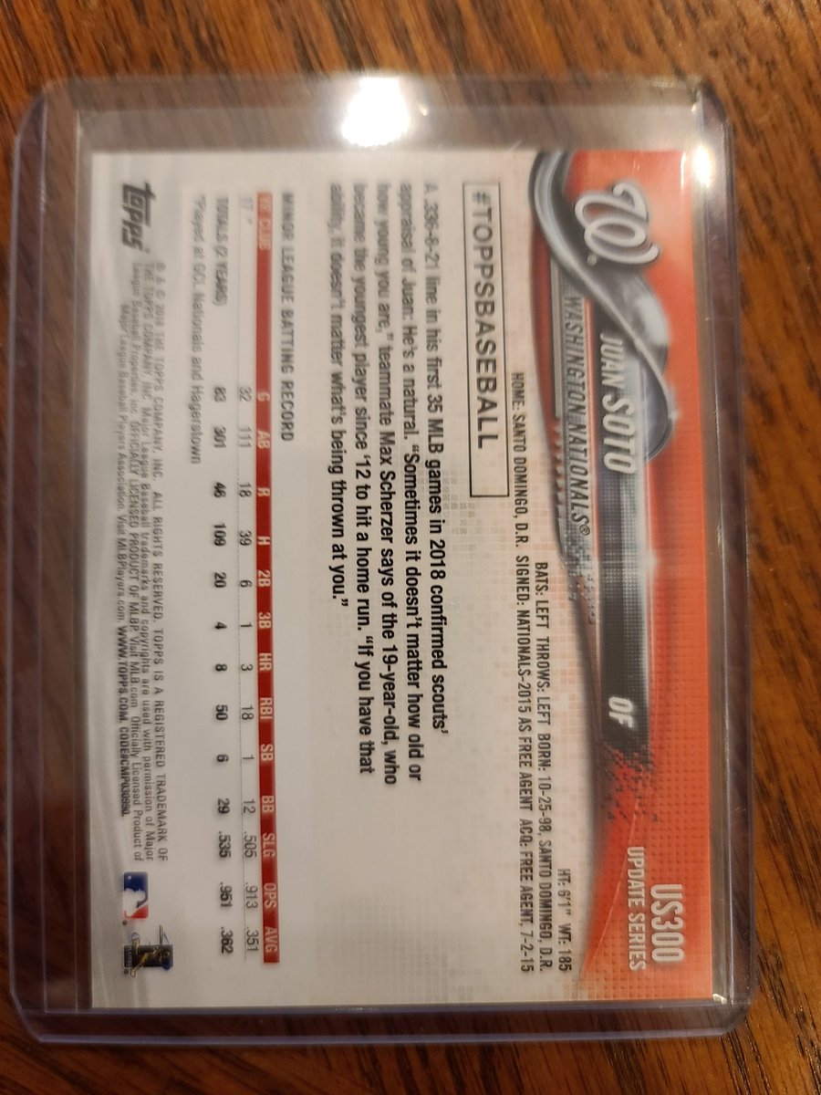rkgreen19's tweet photo. 2018 Topps Update Series Juan Soto rookie card pair US300 and Rookie Debut US104!
$50 shipped bmwt. Cross posted. Under recently sold comps!
@Hobby_Connect @HobbyConnector #juansoto #rookiecard #rookie #topps #updateseries #baseball #mlb #nationals https://t.co/BtZYU4jn0Z https://t.co/Ofs8Djppgs