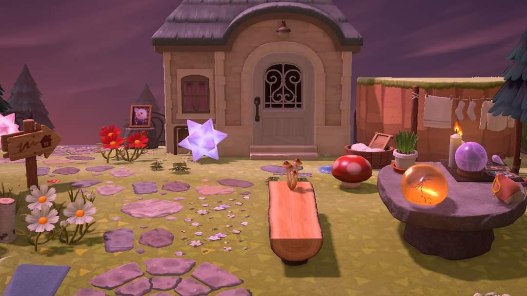 jemmasfolklore's tweet photo. sorry for being inactive this week, ive been working hard on making my island into a happy place. my first lil project was Diana's yard!!! 💜 https://t.co/o7UOliWDsd