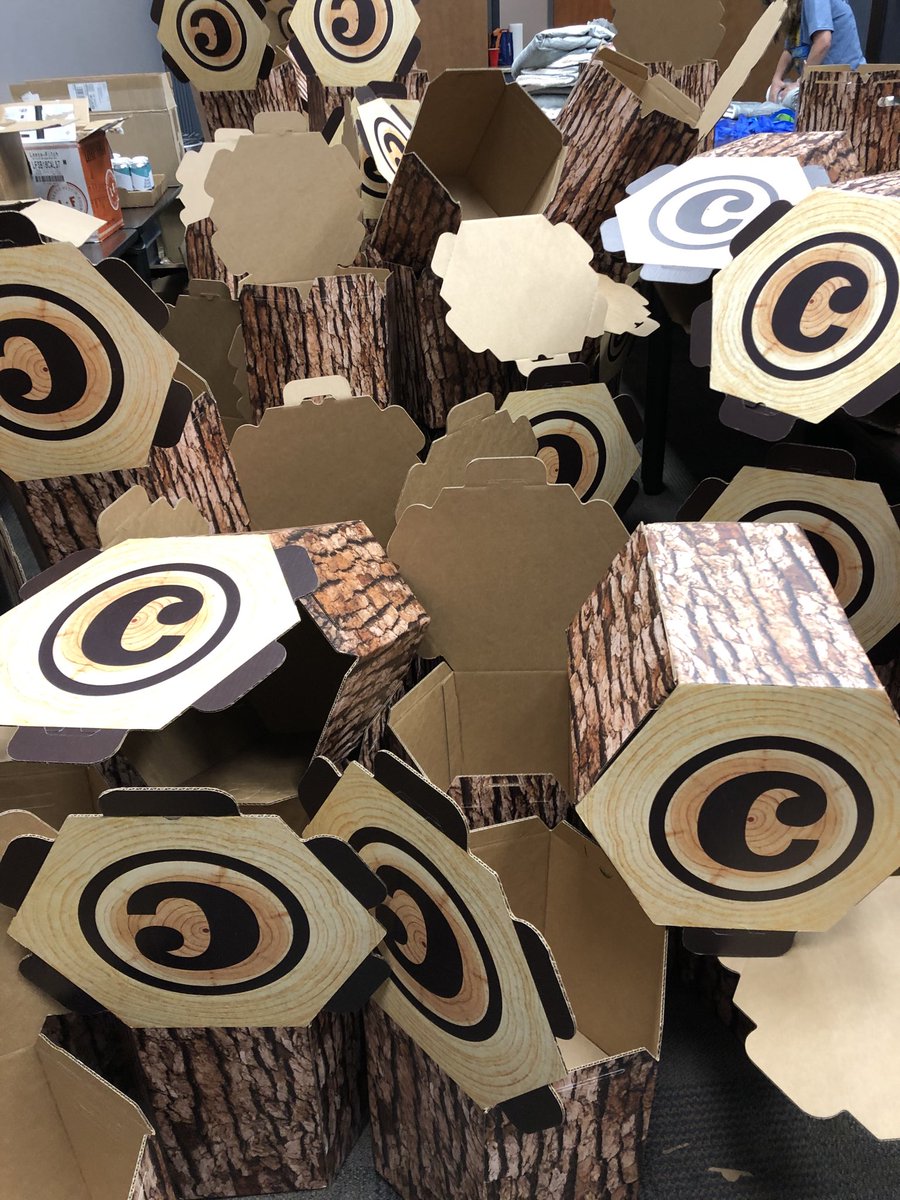 The 130th Annual Meeting if the ⁦<a href="/Conway_Chamber/">Conway Area Chamber of Commerce</a>⁩ will air at 8pm on Tuesday, October 20th on ⁦<a href="/THV11/">THV11</a>⁩. Sponsor swag boxes coming together for area watch parties.  #ConwayAM