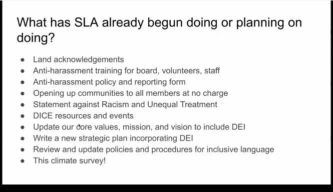 SeemaRampersad's tweet photo. So proud to be part of the initial DICE Task Force. Here are some of the ongoing great work by DICE (#Diversity Inclusion Community Equity) by @lib_mike, Clara and other members. https://t.co/L8a5UHBO7m #SLADrivingForward #SLA2020 #SLAEurope2020 https://t.co/YunrqmBl2C