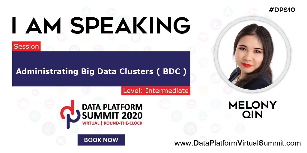 MelonyQ's tweet image. Looking forward to DPS 2020, let’s talk about administrating @SQLServer Big Data Clusters ( BDC ) @DataAISummit  
#cloudnative #sqlbdc #kubernetes