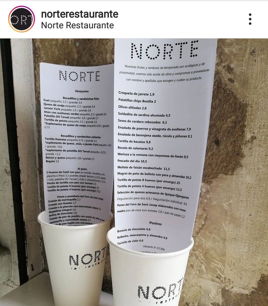 sergirocap's tweet photo. @Montsllussa Dos llocs ben diferents, però units com a mínim per una cosa: al capdavant hi ha gent honesta i molt treballadora
La Lara i la María al @NorteRestaurant
En Santi i el seu germà a l'Open Bar (C/Roger de Llúria, 155)
I fan menjar per emportar! https://t.co/HVwTXZw32H