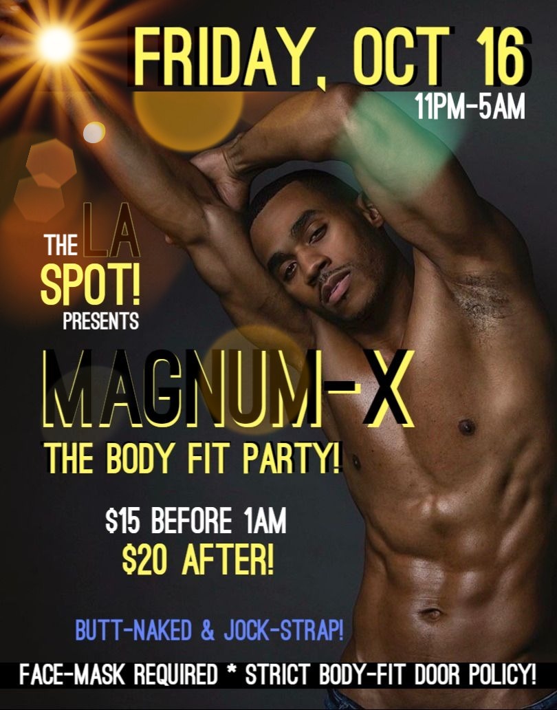 MagnumXclusive's tweet image. SEE YA TONITE LA!
Must be IN-SHAPE, Black, Latin, Mixed, etc.
