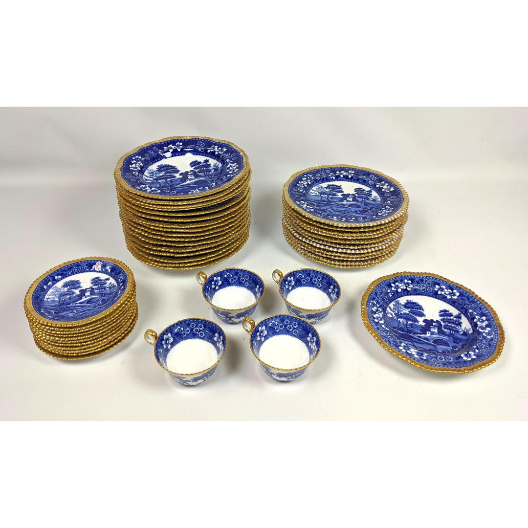 AuctionUp's tweet image. 100+ pcs of SPODE'S TOWER patter Blue and white china by Copeland Spode. A lifetime collection of rare and unusual china in one of the best Spode patterns. #spodestower #copelandspode #blueandwhitechina