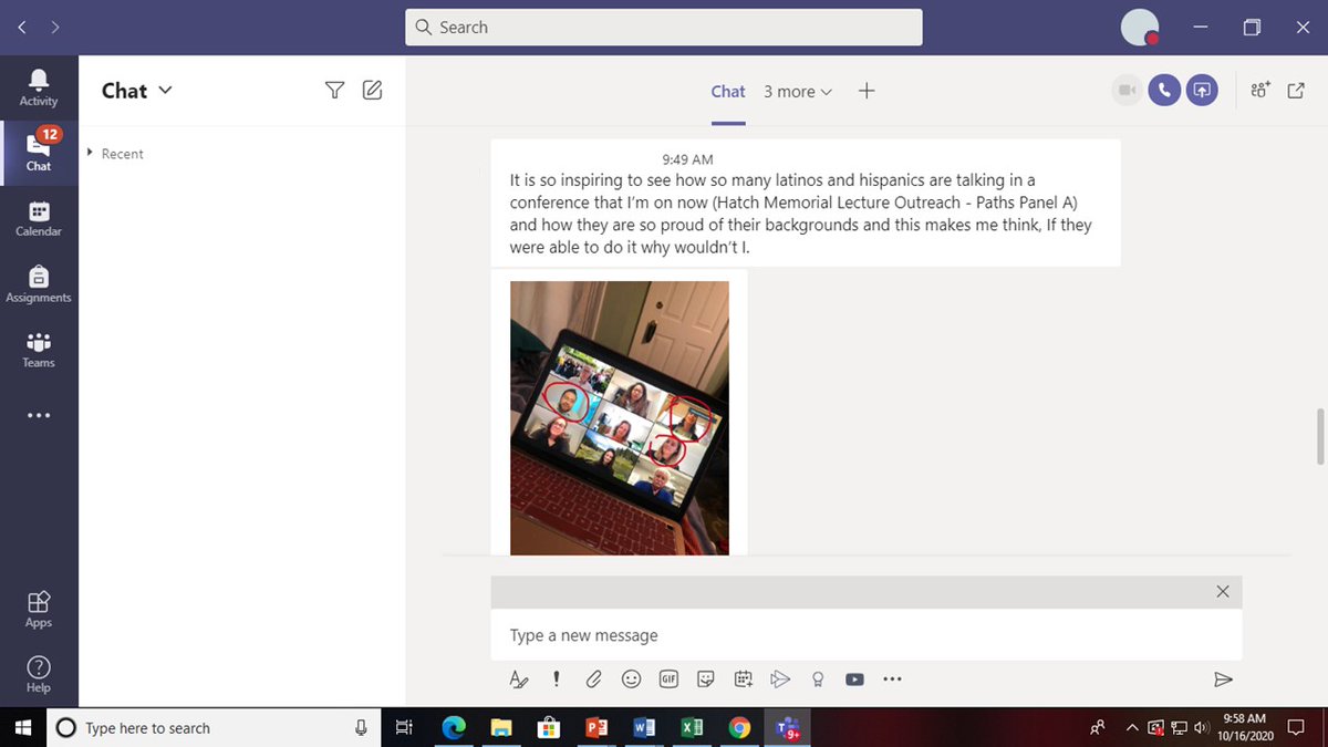 I know #MassSTEMWeek isn't officially until next week, but we got an early start today with a career panel. Thank you <a href="/HSCRB/">HSCRB</a>! The student that wrote to her guidance counselor in the screenshot below certainly gets the "See Yourself in STEM" theme! Check it out! <a href="/BrocktonSchools/">Brockton Public Schools</a>