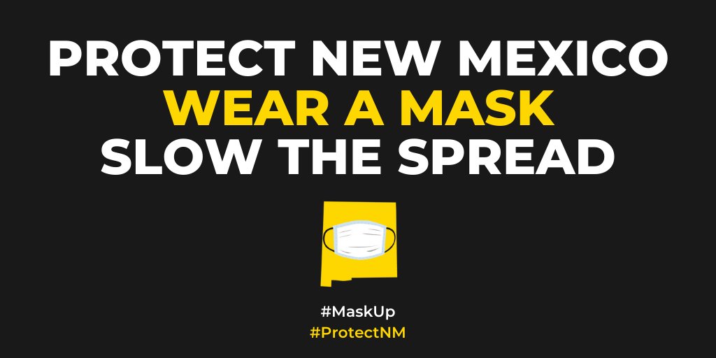 New emergency public health order in effect:
🛑 Mass gatherings of more than 5 individuals are prohibited.
🛑 Any food or drink establishment serving alcohol must close at 10:00 p.m.
READ MORE: https://t.co/pM16KgrwTF #MaskUp #ProtectNM #AllTogetherNM #NMEcon 😷 https://t.co/gGHZ1clcqM