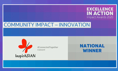 ATT_InspirASIAN's tweet image. Today we won the Community Impact - Innovation Award for our success with the #ConnectedTogether Concert! Congratulations to all winners and finalists for your amazing work! #EGC2020 #LifeAtATT #InspirASIAN