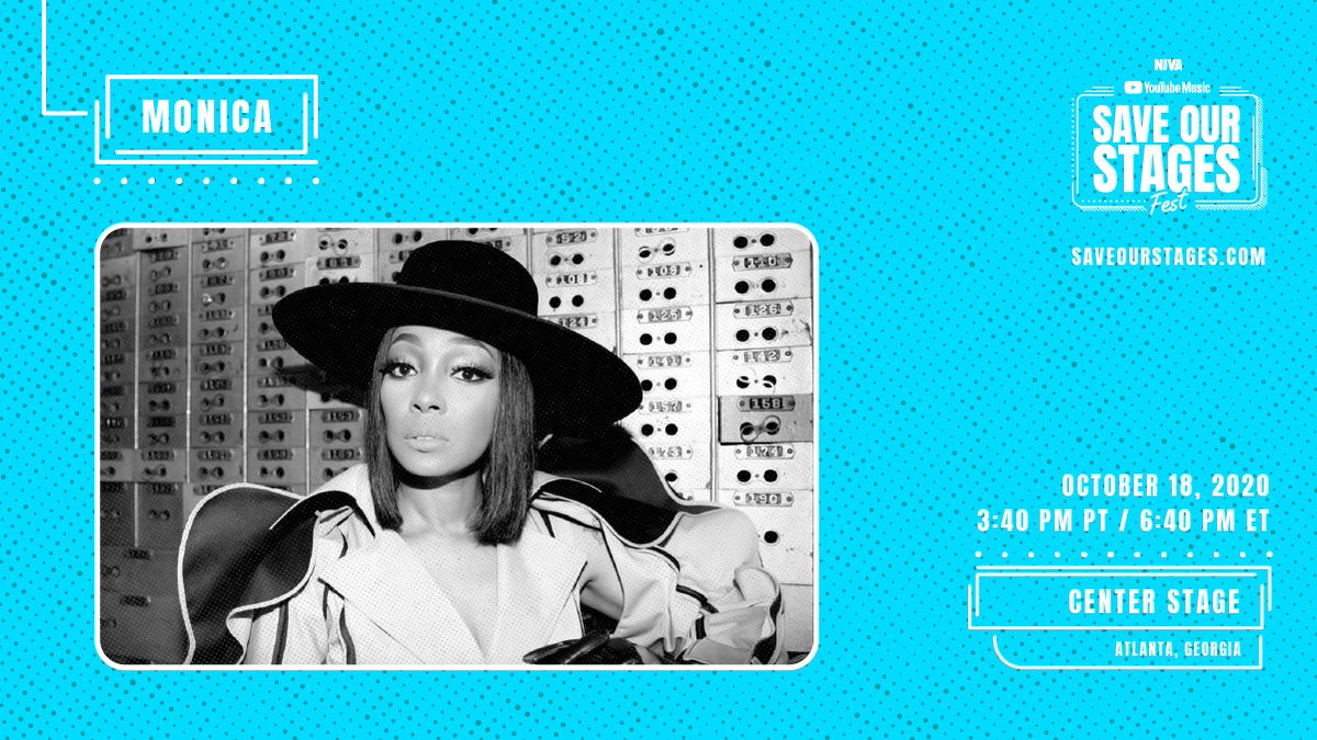 Sundays are for @MonicaDenise. Catch her beautiful #SOSFest performance from Atlanta's @CenterStageAtl. Watch now and #SaveOurStages → https://t.co/icxoIKeDfq https://t.co/dU3NEtPPAd