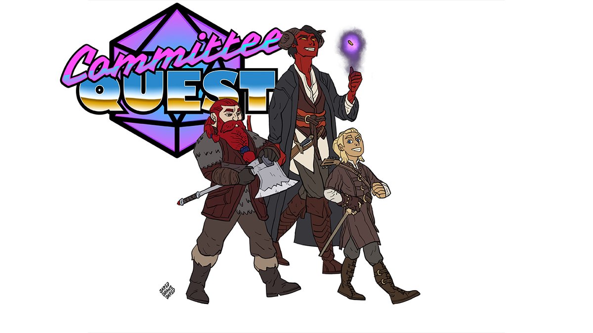 CommitteeQuest's tweet image. The Gang! #dnd